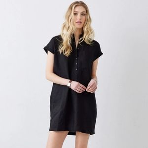 Linen shift dress